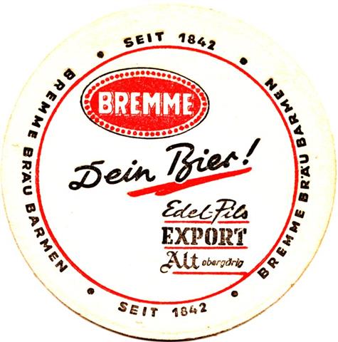 wuppertal w-nw bremme rund 4a (190-dein bier-schwarzrot)